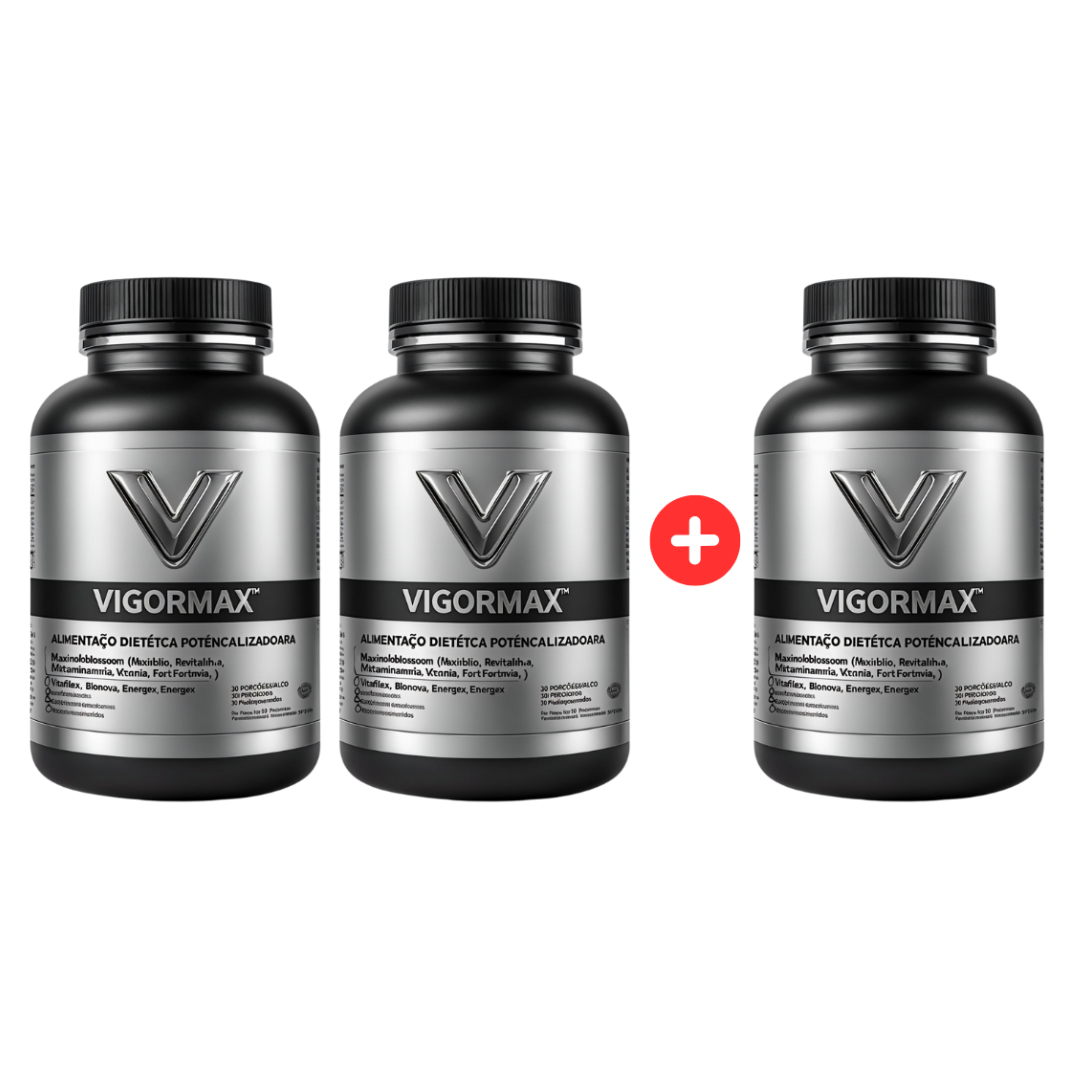 VIGORMAX - 2 UNIDADES + 1 GRATIS